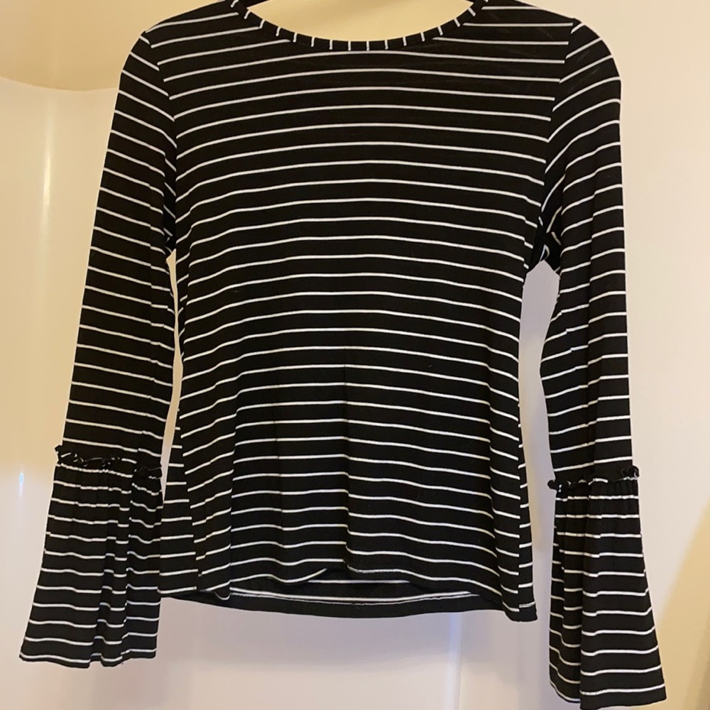 Bell sleeved top